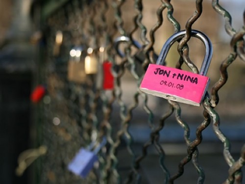 Love Padlocks In Paris