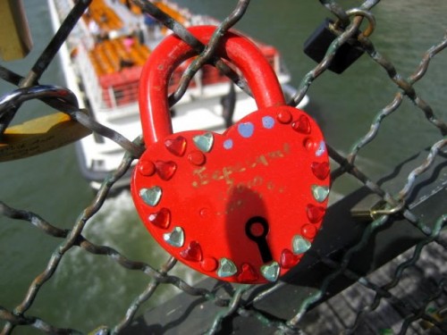 Love Padlocks In Paris