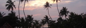 Sunset At Hikkaduwa Beach, Sri Lanka